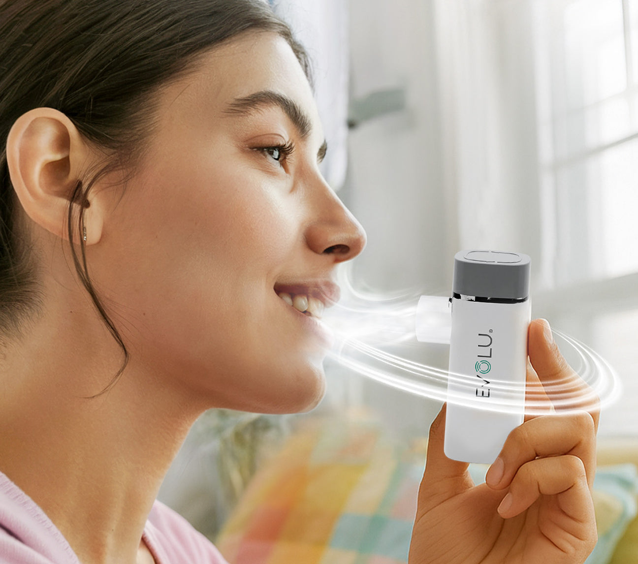 Portatīvais mesh nebulaizers (inhalators) NANO AIR – evolu.lv
